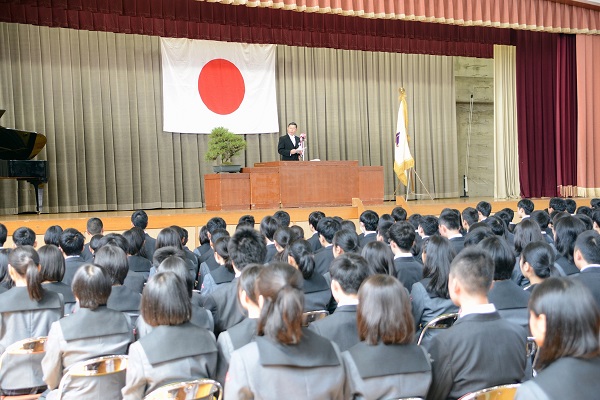 平成３１年度入学式 学校法人 名鉄学園 杜若高等学校